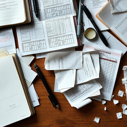 N&N App Messy Desk